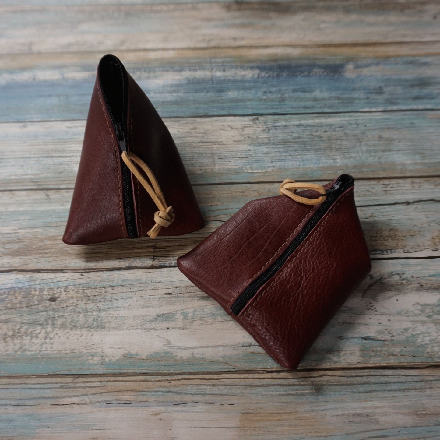Leather Coin Purse / Leather Zippered Pouch / Money Coin Pouch / Soft Leather Coin Purse / Zip Pouch / Leather Coin Pouch