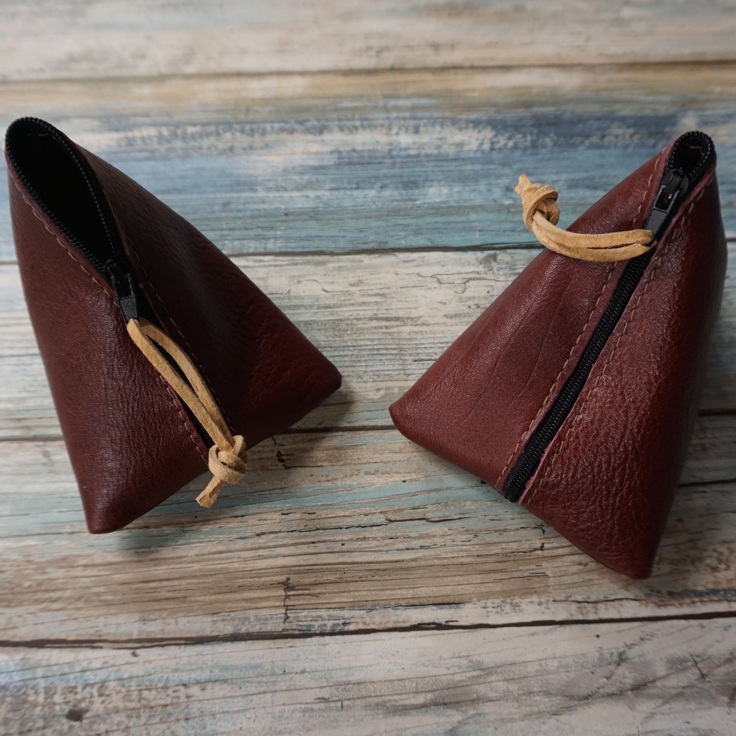 Leather Coin Purse / Leather Zippered Pouch / Money Coin Pouch / Soft Leather Coin Purse / Zip Pouch / Leather Coin Pouch