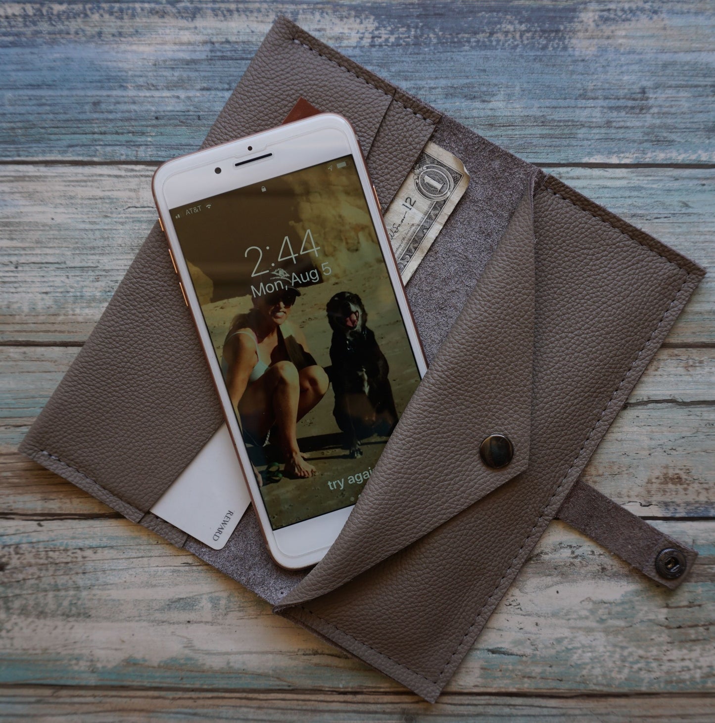 Leather Wallet ~ Phone Case Wallet ~ Credit Card Wallet