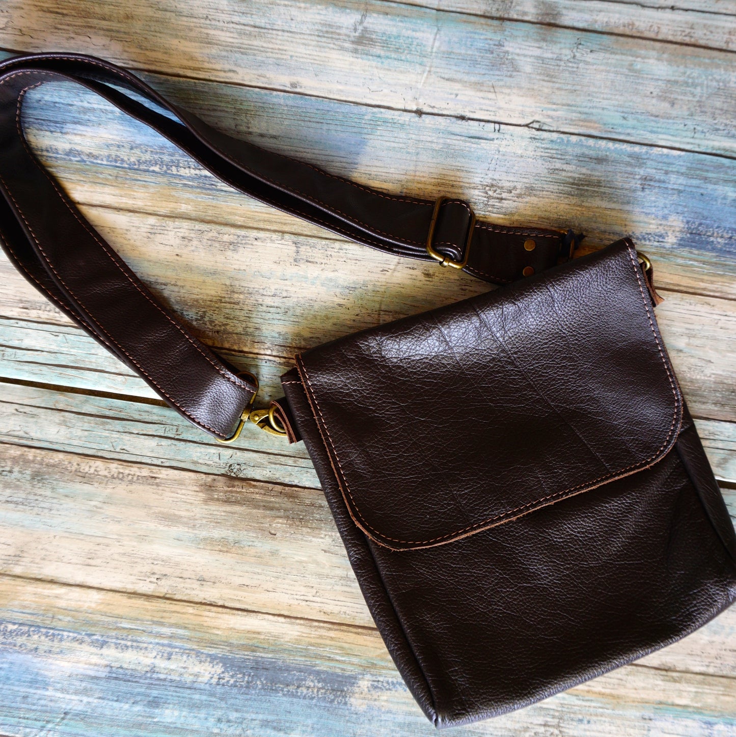 (Copy) Genuine Leather Guide Bag, Cross Body Bag, Murse, Man Purse, Travel Bag, Leather Purse
