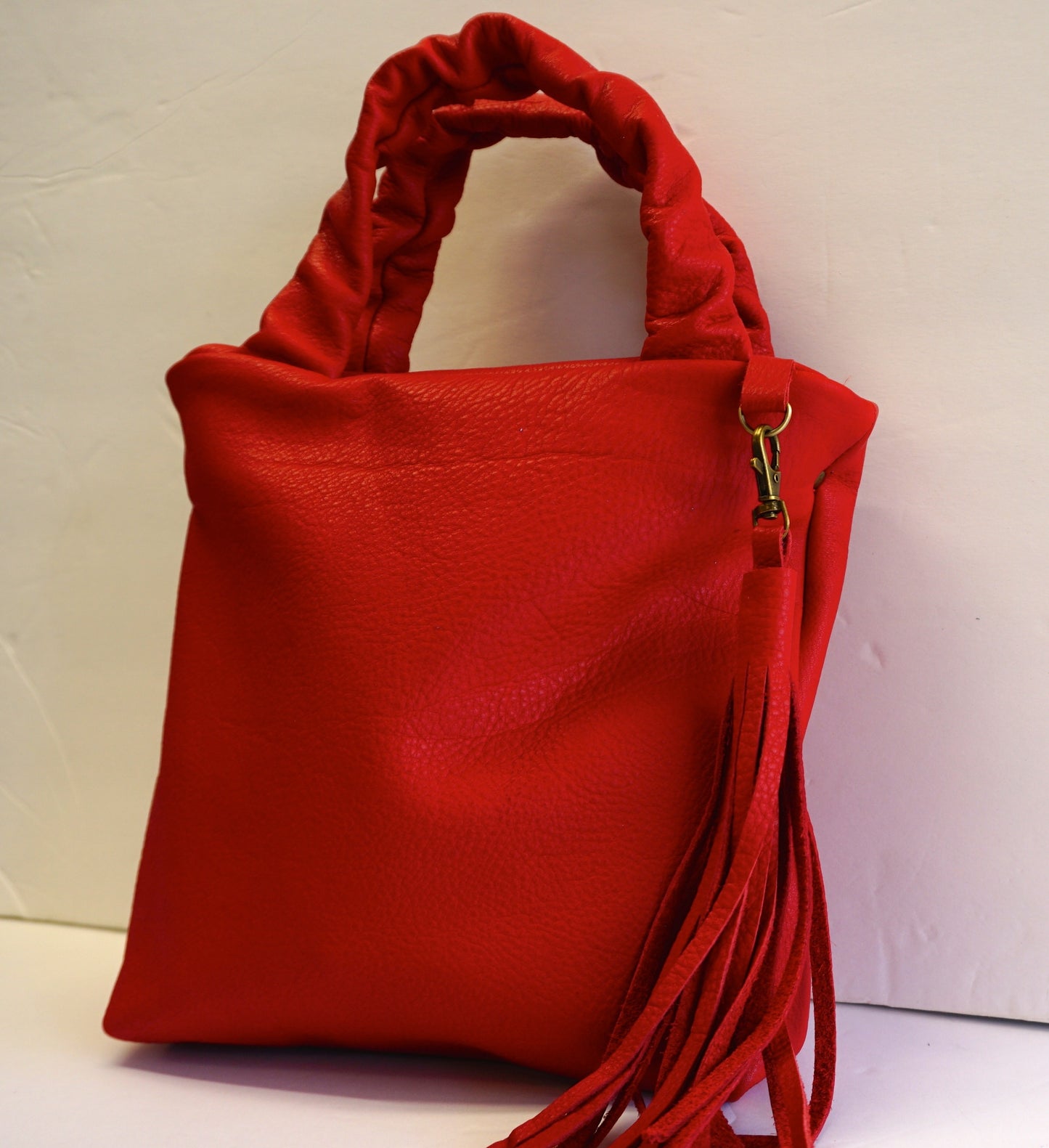 Leather Bucket Bag, Leather Purse, Handbag, Leather everyday purse, Bucket Bag