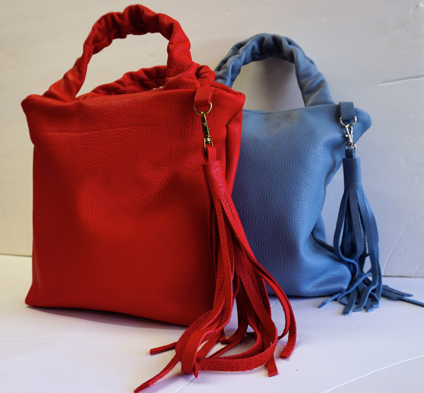 Leather Bucket Bag, Leather Purse, Handbag, Leather everyday purse, Bucket Bag