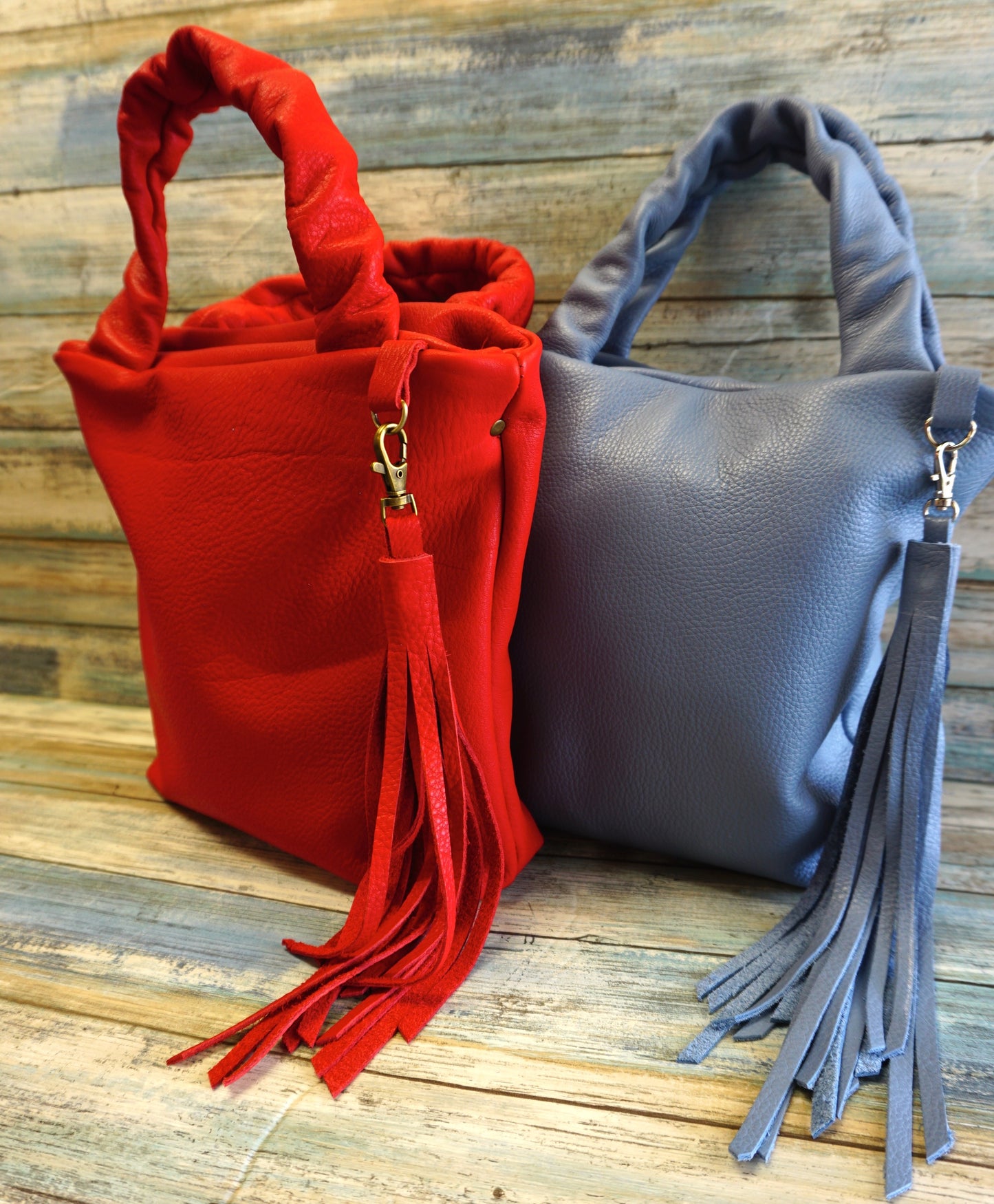Leather Bucket Bag, Leather Purse, Handbag, Leather everyday purse, Bucket Bag