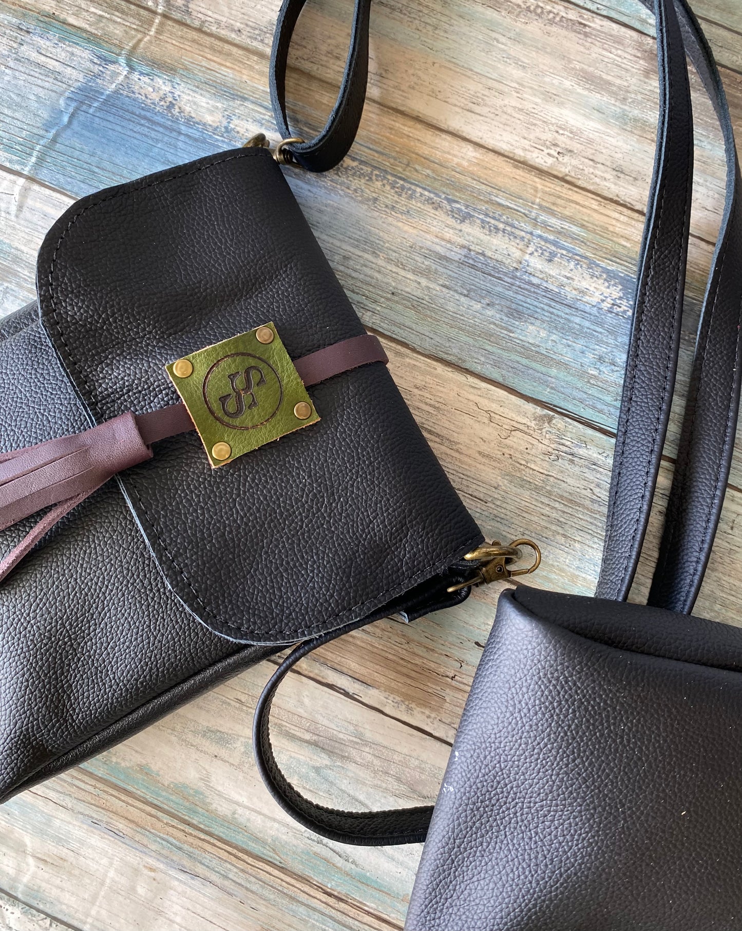 Leather Tassel Guide Bag, Western Bag, Leather Country Purse, Everyday Bag, Travel Bag, Guide Bag
