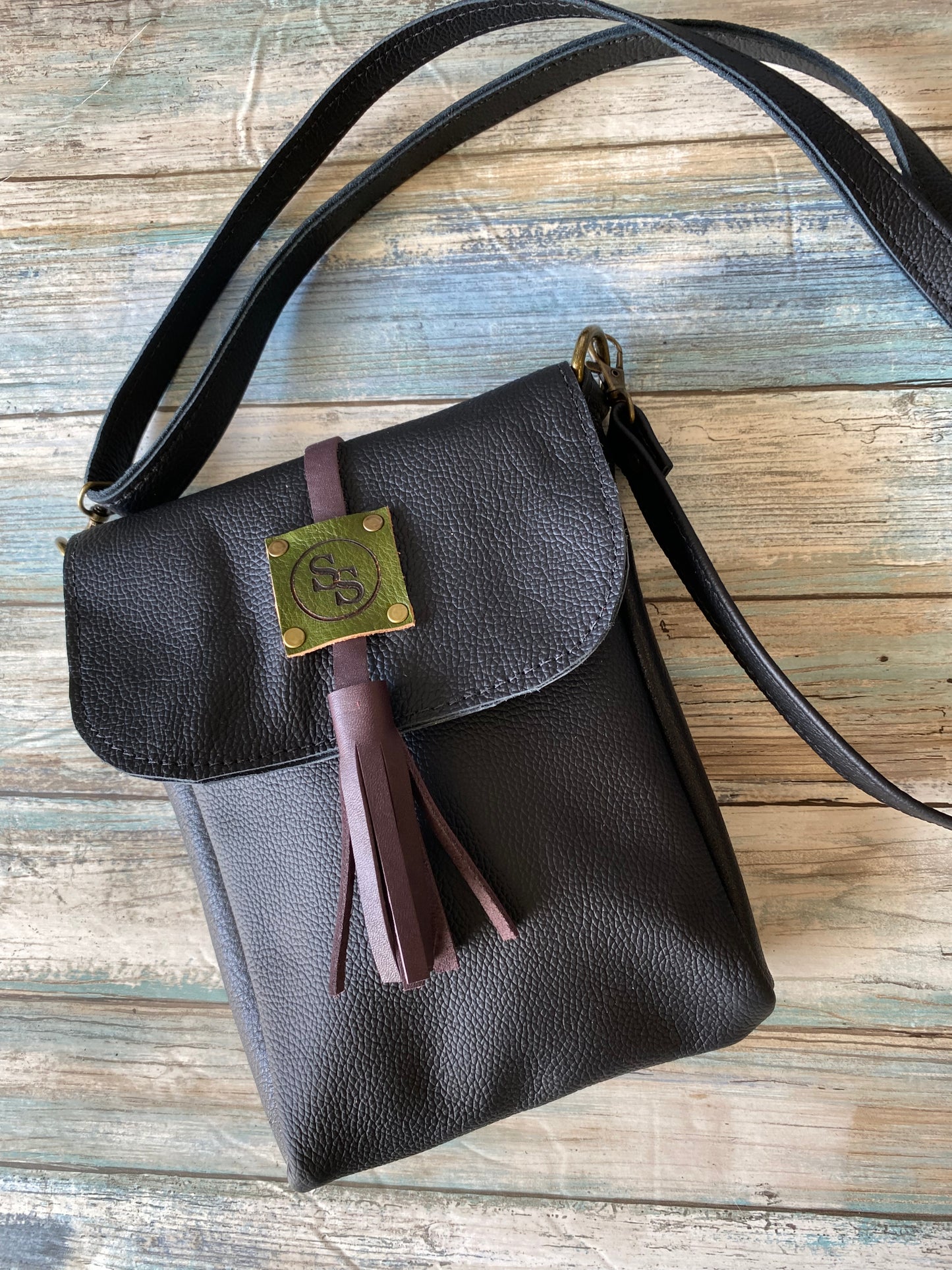 Leather Tassel Guide Bag, Western Bag, Leather Country Purse, Everyday Bag, Travel Bag, Guide Bag