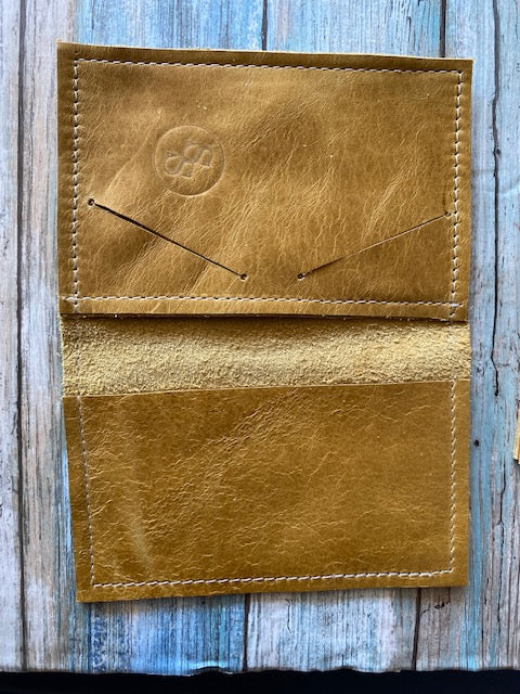 Leather Passport Travel Wallet