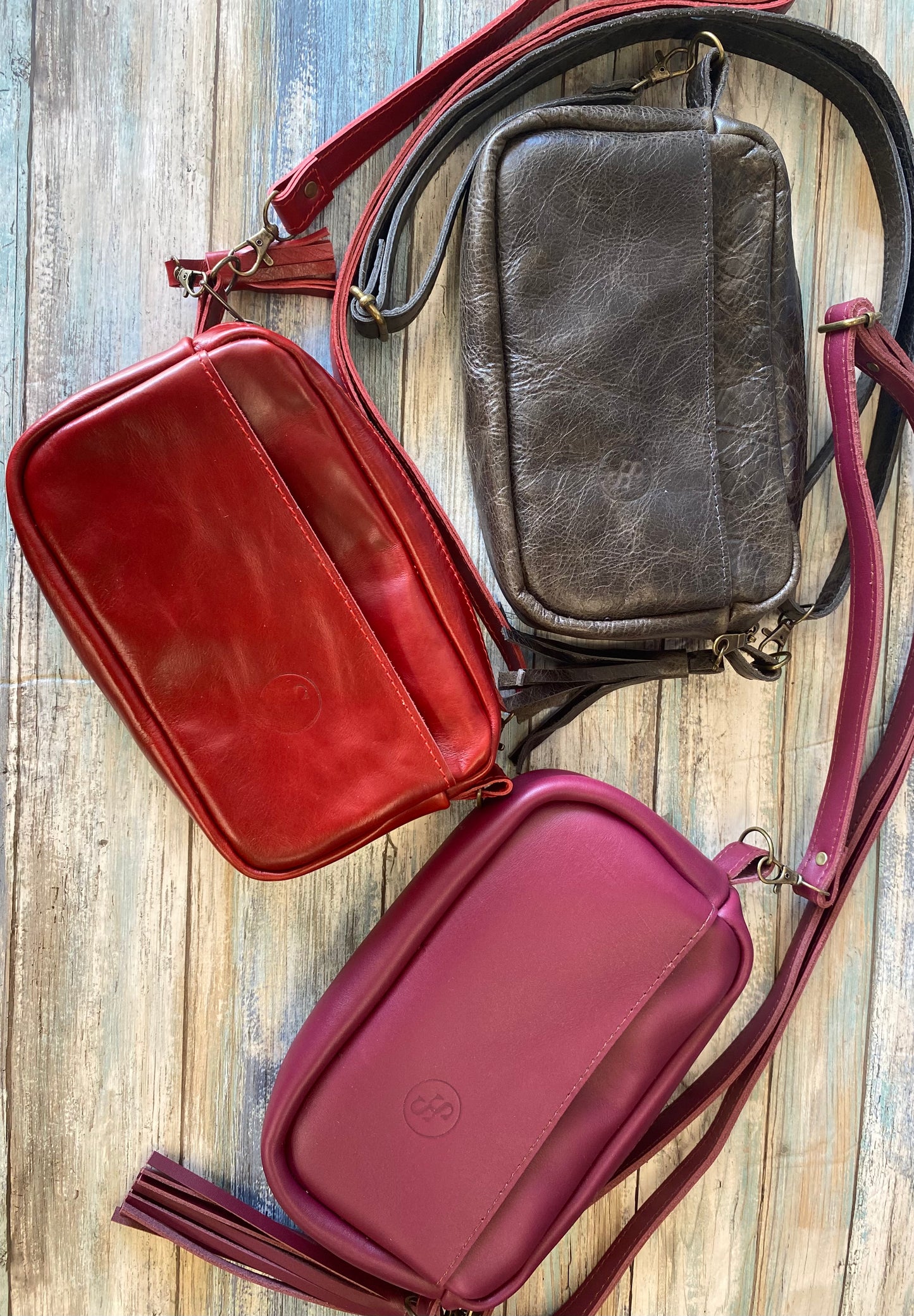Genuine Leather Zippered Crossbody or Fanny Pack, Leather Camera Bag, Leather Bum Bag, Festival Bag