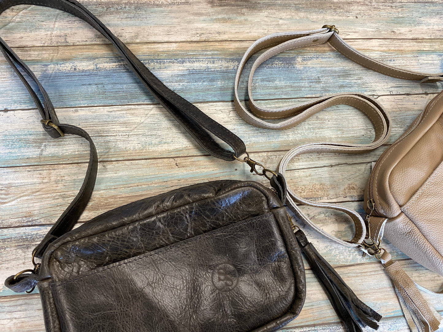 Genuine Leather Zippered Crossbody or Fanny Pack, Leather Camera Bag, Leather Bum Bag, Festival Bag