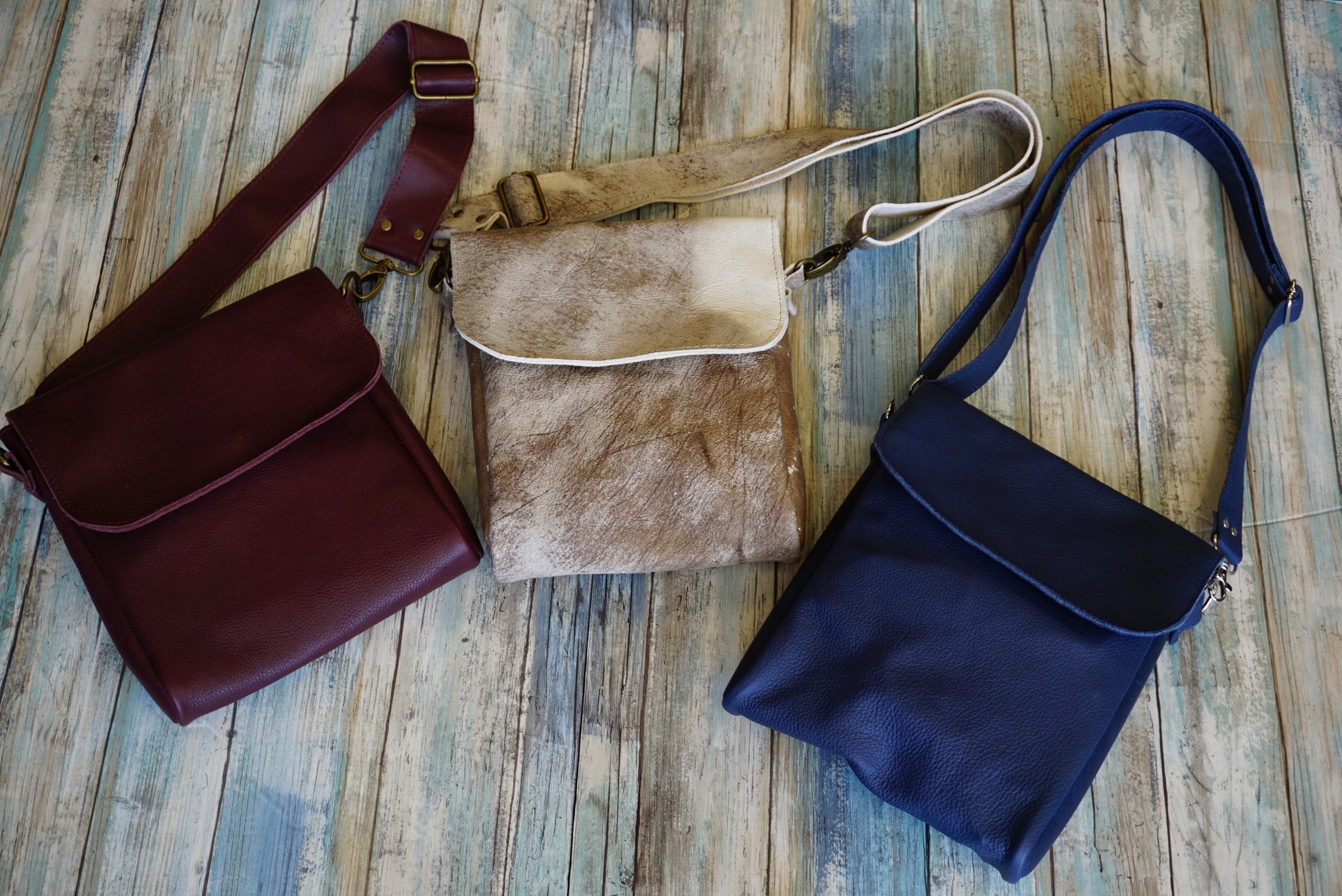 Genuine Leather Mini Guide Bag, Cross Body Bag, Murse, Man Purse, Travel Bag, Leather Purse Brown