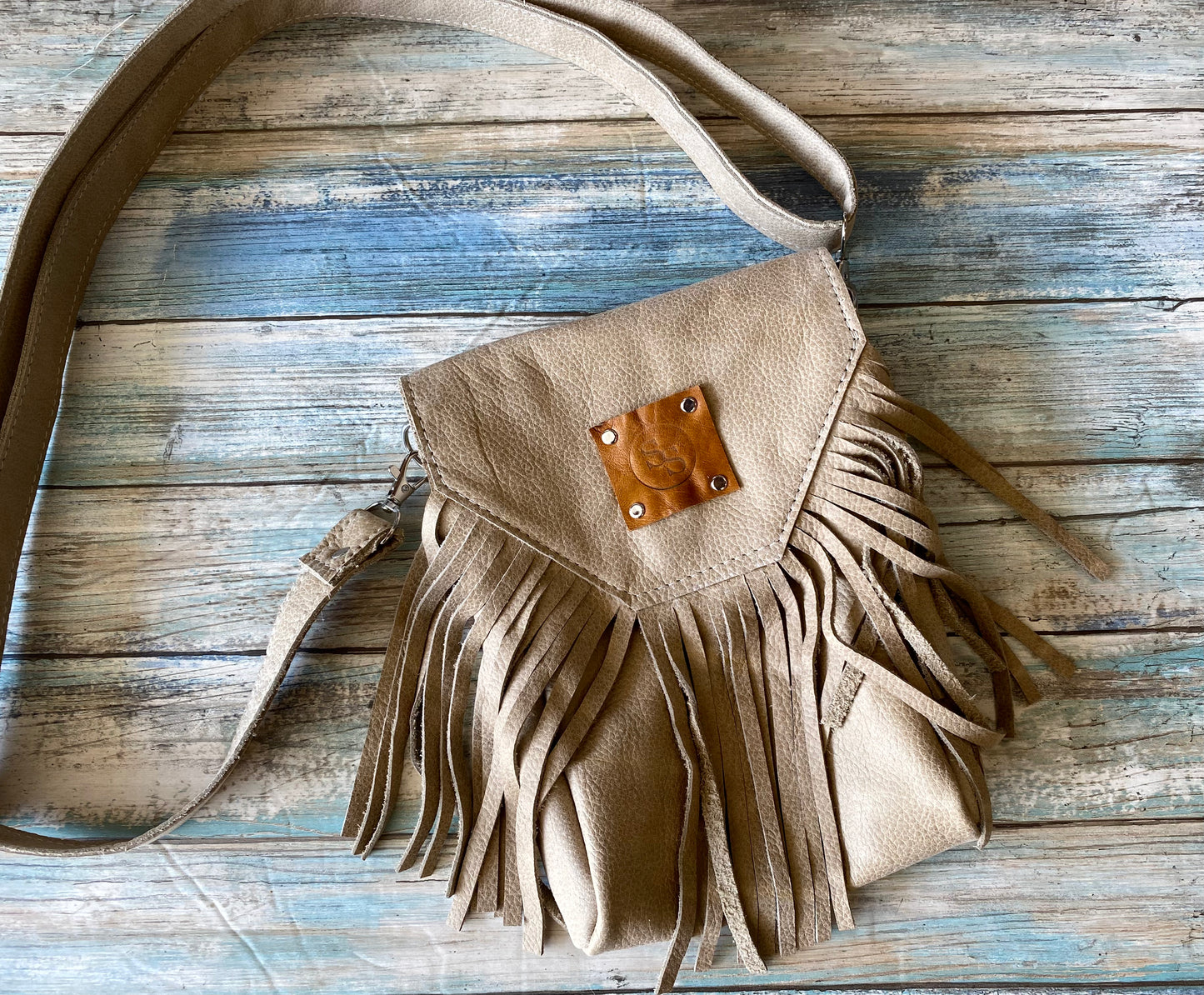 Genuine Leather Fringed Cross body Bag, Western Fringe Bag, Country Concert Purse, Leather Western Cross body bag