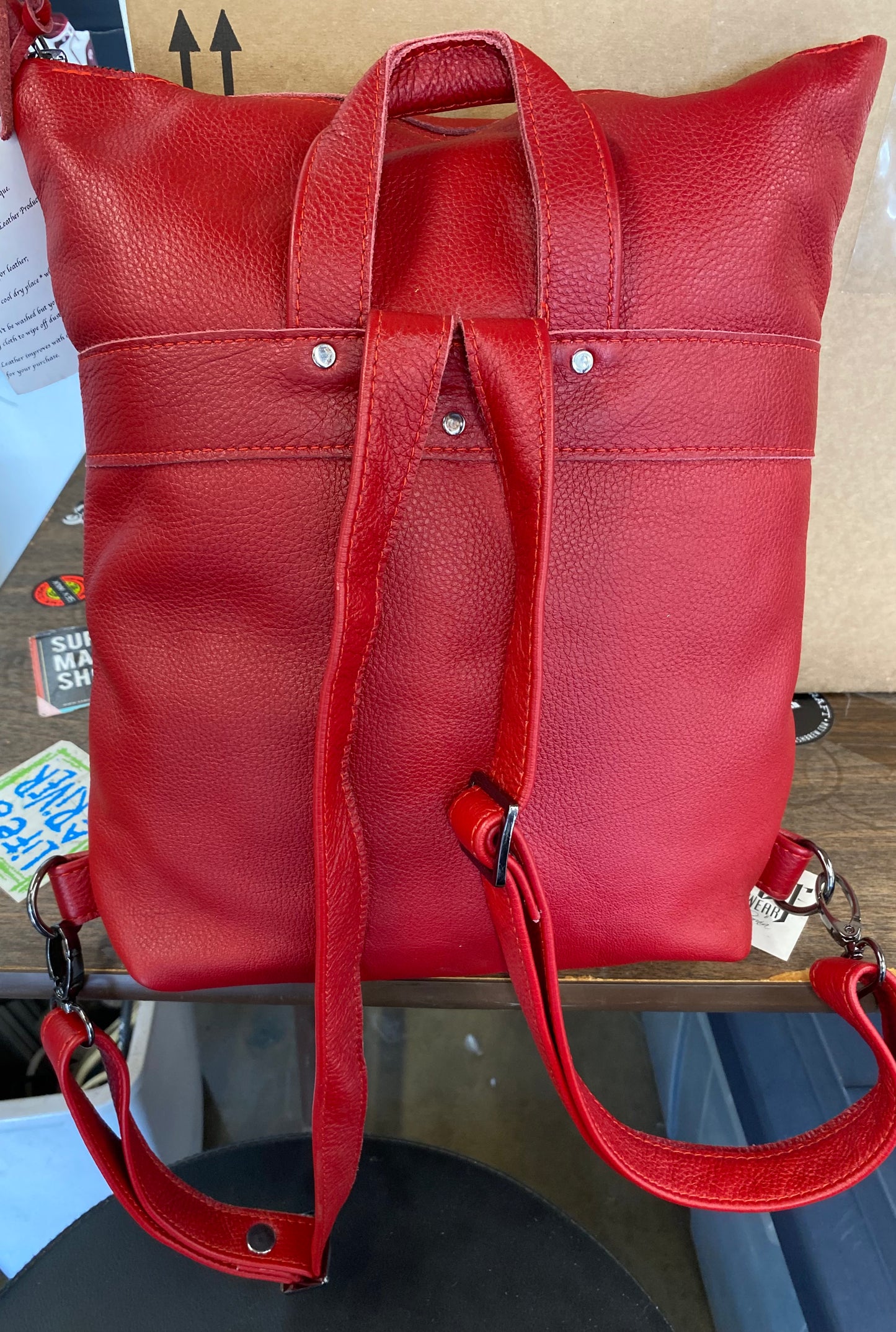 Genuine Leather Back Pack, Back to School Bag, Travel Back Pack, Computer Back Pack